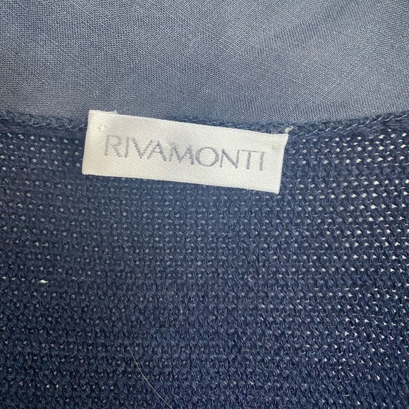 Rivamonti Navy Cardigan XL - Picture 3 of 10